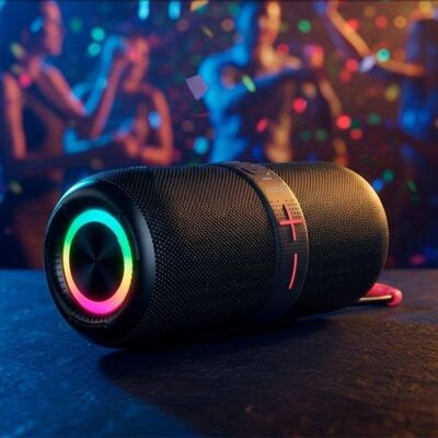 Altavoces Cool Tragbar Bluetooth 20W mit LED RGB und SD/USB/Aux Altavoces Cool Tragbar Bluetooth 20W mit LED RGB und SD/USB/Aux