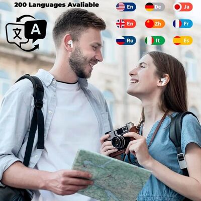 Auriculares Cool Iria Inalámbricos Bluetooth mit aktiver Geräuschunterdrückung, Übersetzung, AI, Schwarz Auriculares Cool Iria Inalámbricos Bluetooth mit aktiver Geräuschunterdrückung, Übersetzung, AI, Schwarz