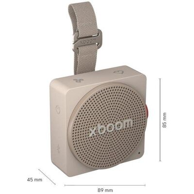 Lautsprecher LG Xboom Mini Bluetooth 5.4 5W IP67 AI Sound 10h Grau Lautsprecher LG Xboom Mini Bluetooth 5.4 5W IP67 AI Sound 10h Grau