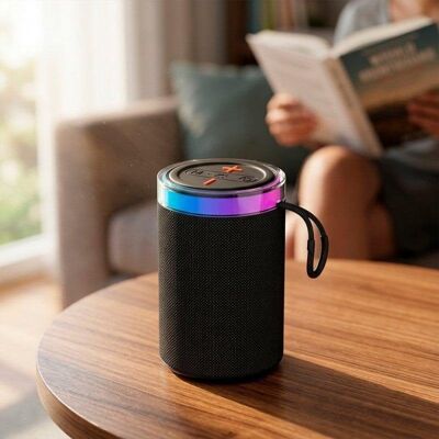 Cool Habana Bluetooth Lautsprecher 5W TWS mit LED RGB, FM-Radio, Micro SD und Bluetooth 5.3 Cool Habana Bluetooth Lautsprecher 5W TWS mit LED RGB, FM-Radio, Micro SD und Bluetooth 5.3
