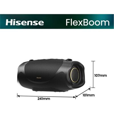 Hisense tragbare Stereo-Lautsprecher Bluetooth 80W kabelgebunden und kabellos Hisense tragbare Stereo-Lautsprecher Bluetooth 80W kabelgebunden und kabellos