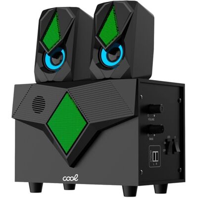 Coole Gaming-Lautsprecher 2.1 LED USB 15W Coole Gaming-Lautsprecher 2.1 LED USB 15W