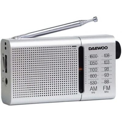 Daewoo Schwarzes AM/FM Transistorradio - Radio Daewoo Schwarzes AM/FM Transistorradio - Radio