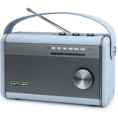 Bluetooth-Radio Portable Muse M-098 Blau 10W USB-C Jack 3.5 mm Bluetooth-Radio Portable Muse M-098 Blau 10W USB-C Jack 3.5 mm