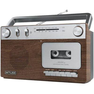 Radio Kassette Muse M-152 WS Tragbar mit Integriertem Mikrofon Radio Kassette Muse M-152 WS Tragbar mit Integriertem Mikrofon