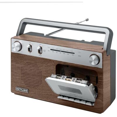 Radio Kassette Muse M-152 WS Tragbar mit Integriertem Mikrofon Radio Kassette Muse M-152 WS Tragbar mit Integriertem Mikrofon
