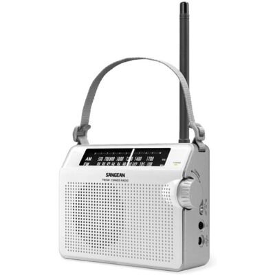 Radio Sangean PR-D6 Analoge FM AM MW Weiss Radio Sangean PR-D6 Analoge FM AM MW Weiss