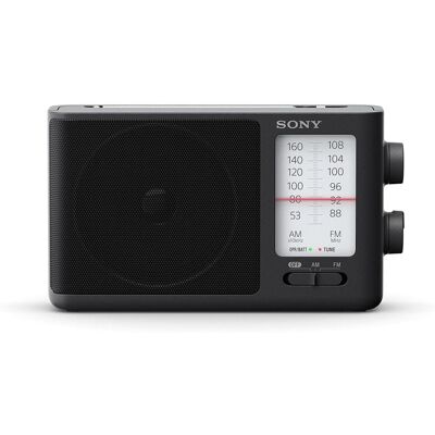 Sony ICF-506 AM/FM-Analogradio, Schwarz Sony ICF-506 AM/FM-Analogradio, Schwarz