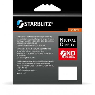 STARBLITZ Variabler ND-Filter 62mm - Langzeitfotografie Zubehör STARBLITZ Variabler ND-Filter 62mm - Langzeitfotografie Zubehör