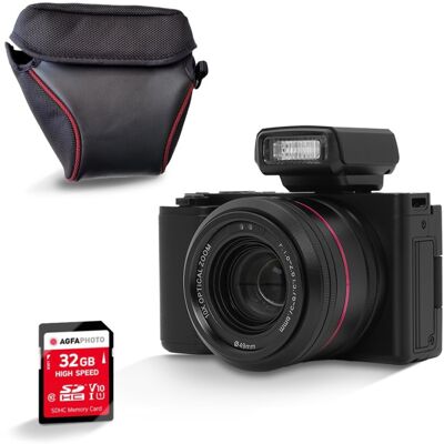 Kompaktkamera Agfaphoto Realimove MC3X 4K WiFi Touchscreen Stabilisierung Kompaktkamera Agfaphoto Realimove MC3X 4K WiFi Touchscreen Stabilisierung