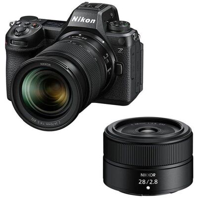 Spiegellose Kamera Nikon Z6 III 24.5MP Full-Frame 24-70mm F4 S + 28mm F2.8 Spiegellose Kamera Nikon Z6 III 24.5MP Full-Frame 24-70mm F4 S + 28mm F2.8