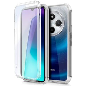 Coole 3D Transparente Silikonhülle Vorder- + Rückseite für Xiaomi Redmi 14C / POCO C75 Coole 3D Transparente Silikonhülle Vorder- + Rückseite für Xiaomi Redmi 14C / POCO C75
