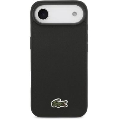 Funda für Handy Lacoste Petit Piqué PVC Schwarz MagSafe für iPhone Air Funda für Handy Lacoste Petit Piqué PVC Schwarz MagSafe für iPhone Air