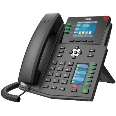 IP-Telefon Fanvil X4U Schwarz 12 Leitungen LCD 2,8 Zoll Gigabit IP-Telefon Fanvil X4U Schwarz 12 Leitungen LCD 2,8 Zoll Gigabit
