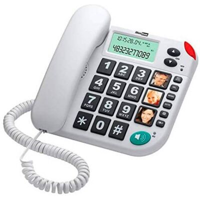 Maxcom KXT480 Weißes Tischtelefon Maxcom KXT480 Weißes Tischtelefon