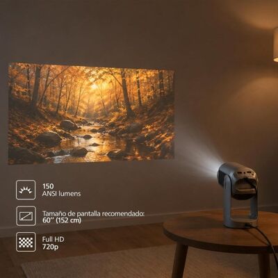 Projektor Philips Neopix 156 Tragbar 720p 150 Lumen 60" LED LCD Wi-Fi Mirroring Projektor Philips Neopix 156 Tragbar 720p 150 Lumen 60" LED LCD Wi-Fi Mirroring