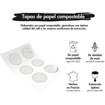 CAPS ME - Weiß - Kaffeeautomaten-Zubehör CAPS ME - Weiß - Kaffeeautomaten-Zubehör