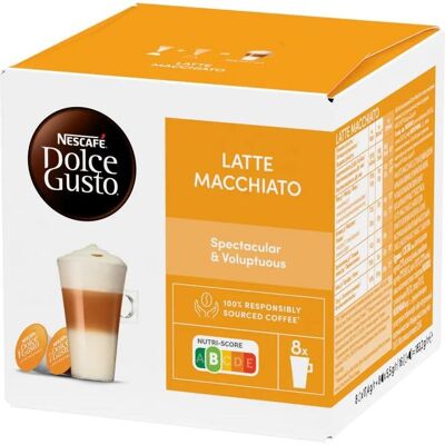 Nestle Kaffeekapseln NESCAFÉ Dolce Gusto Latte Macchiato 16 Stück Nestle Kaffeekapseln NESCAFÉ Dolce Gusto Latte Macchiato 16 Stück