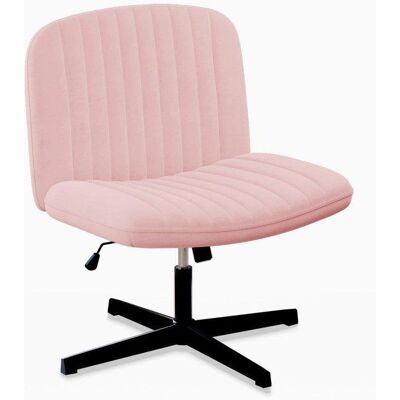 Sessel Muschel-Design Naspaluro - Rosa Velours - Höhenverstellbar Sessel Muschel-Design Naspaluro - Rosa Velours - Höhenverstellbar