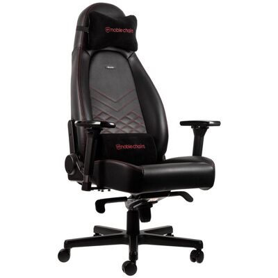 Noblechairs Icon Gepolsterter Stuhl Schwarz/Rot Noblechairs Icon Gepolsterter Stuhl Schwarz/Rot