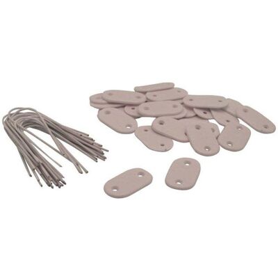 Beistellset Nature Taupe fuer Canisses und Sichtschutz Beistellset Nature Taupe fuer Canisses und Sichtschutz