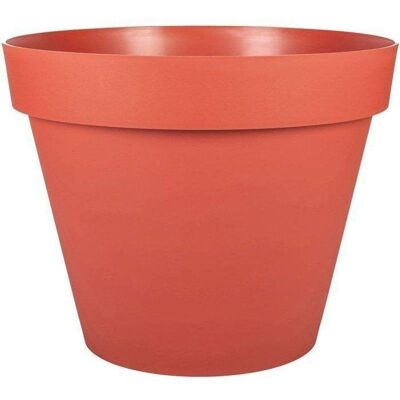 Blumentopf EDA Toscane Rund Ø40 x H32 cm 23 L Terrakotta Orange Polypropylen UV-Schutz Blumentopf EDA Toscane Rund Ø40 x H32 cm 23 L Terrakotta Orange Polypropylen UV-Schutz