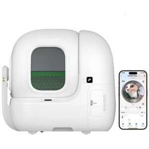 Katzentoilette PETKIT Purobot Max Pro mit KI-Kamera Weiß App-Steuerung Katzentoilette PETKIT Purobot Max Pro mit KI-Kamera Weiß App-Steuerung