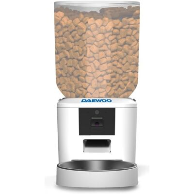 Daewoo D-QQ029-7L Futterautomat, 7 l, WLAN, 5 GHz, ABS, Edelstahl, Weiß Daewoo D-QQ029-7L Futterautomat, 7 l, WLAN, 5 GHz, ABS, Edelstahl, Weiß
