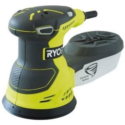 Exzenter-Schleifer Ryobi ROS300 300W Variable Drehzahl 7000-12000 U/min Inkl. 5 Schleifpapier Exzenter-Schleifer Ryobi ROS300 300W Variable Drehzahl 7000-12000 U/min Inkl. 5 Schleifpapier