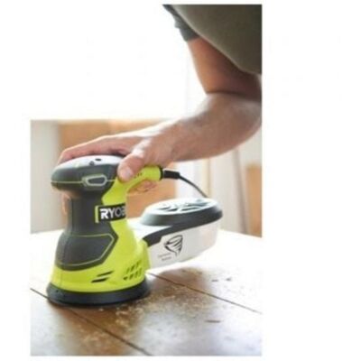 Exzenter-Schleifer Ryobi ROS300 300W Variable Drehzahl 7000-12000 U/min Inkl. 5 Schleifpapier Exzenter-Schleifer Ryobi ROS300 300W Variable Drehzahl 7000-12000 U/min Inkl. 5 Schleifpapier