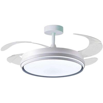 Deckenventilator Homcom Kioto 72W 4 einziehbare Fluegel LED 108 cm Deckenventilator Homcom Kioto 72W 4 einziehbare Fluegel LED 108 cm