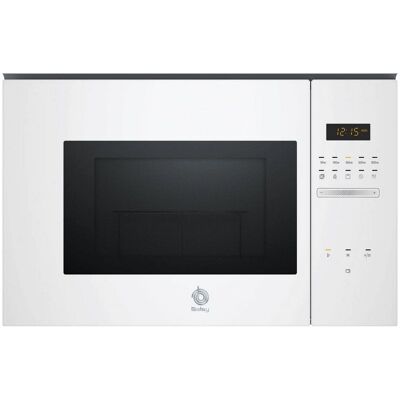 Balay 3CG5172B2 Einbau-Mikrowelle mit Grill, 20 l, 800 W, Weißglas Balay 3CG5172B2 Einbau-Mikrowelle mit Grill, 20 l, 800 W, Weißglas