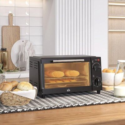 Minibackofen Blossom 9L 750W Timer 230°C Schwarz Minibackofen Blossom 9L 750W Timer 230°C Schwarz