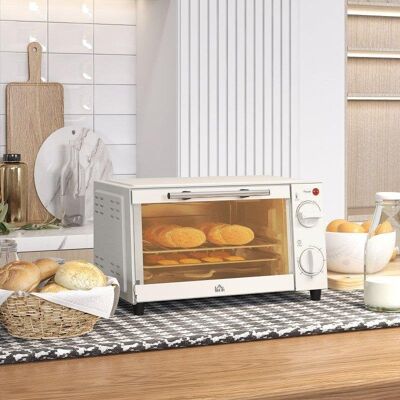 Minibackofen Blossom 9L 750W Timer 60min 100-230°C Creme Minibackofen Blossom 9L 750W Timer 60min 100-230°C Creme