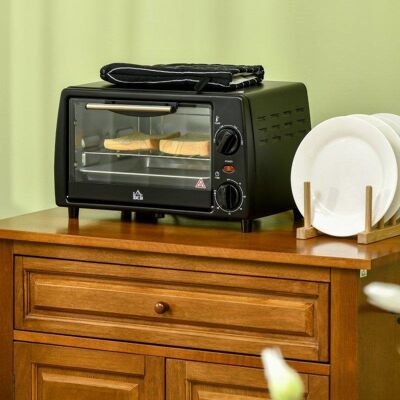 Minibackofen Blossom 10L 750W 230°C Timer 60min Kompakt Schwarz Minibackofen Blossom 10L 750W 230°C Timer 60min Kompakt Schwarz