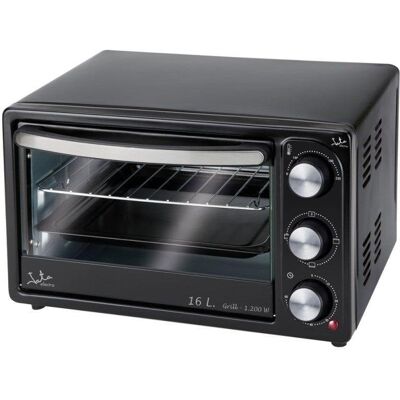 Minibackofen Jata HN916 Manuelle Reinigung 16L 1200W Grill Schwarz Inox Minibackofen Jata HN916 Manuelle Reinigung 16L 1200W Grill Schwarz Inox
