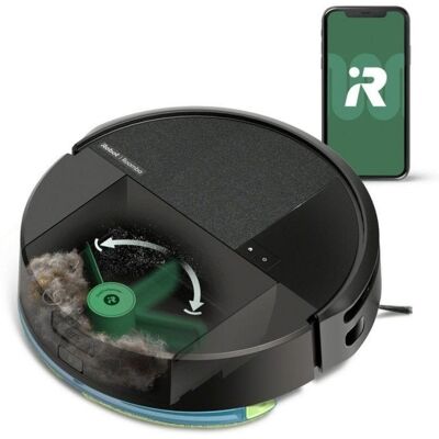 iRobot Roomba 205 Combo DustCompactor Roboterstaubsauger und Wischmopp 7000Pa Schwarz iRobot Roomba 205 Combo DustCompactor Roboterstaubsauger und Wischmopp 7000Pa Schwarz