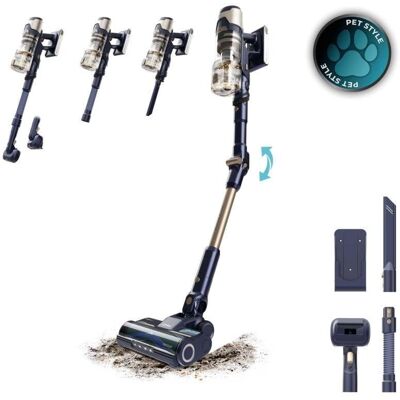 Akku Staubsauger Cecotec Conga Rockstar RS80 Pet Flex 600W 65 Minuten Antiverhedderung Haustiere Akku Staubsauger Cecotec Conga Rockstar RS80 Pet Flex 600W 65 Minuten Antiverhedderung Haustiere