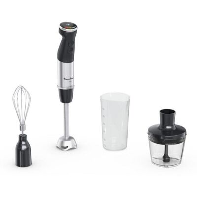 Stabmixer Moulinex DD6738 1000 W 0,8 L Schwarz 20 Geschwindigkeiten Edelstahlmesser Turbo Chopper Stabmixer Moulinex DD6738 1000 W 0,8 L Schwarz 20 Geschwindigkeiten Edelstahlmesser Turbo Chopper