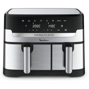 Heißluftfritteuse Moulinex Dual Easy Fry EZ905D20 8,3L 2450W Doppelkammer LCD Heißluftfritteuse Moulinex Dual Easy Fry EZ905D20 8,3L 2450W Doppelkammer LCD