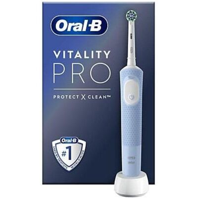 Oral-B Elektrischer Zahnbürste - Blau - 3 Modi - Timer - Wiederaufladbar Oral-B Elektrischer Zahnbürste - Blau - 3 Modi - Timer - Wiederaufladbar