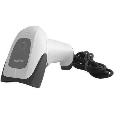 Barcode-Scanner 2D USB Weiß Approx APPLS22WH Barcode-Scanner 2D USB Weiß Approx APPLS22WH
