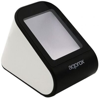 APPROX appLS20DESK+ 1D/2D PDF QR USB Barcode-Lesegerät mit automatischer Erkennung, Schwarz/Weiß APPROX appLS20DESK+ 1D/2D PDF QR USB Barcode-Lesegerät mit automatischer Erkennung, Schwarz/Weiß