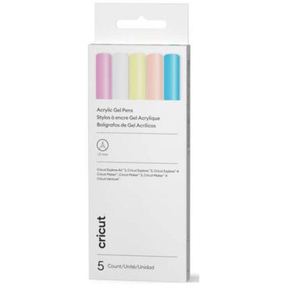 Marker Cricut Acrylic 5er Set 1 mm Clip Mehrfarbig Marker Cricut Acrylic 5er Set 1 mm Clip Mehrfarbig