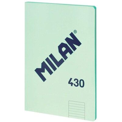 Notizbuch A4 Milan 430 Gebunden 48 Blätter Quadriert 95g Grün Notizbuch A4 Milan 430 Gebunden 48 Blätter Quadriert 95g Grün