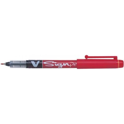 Kugelschreiber Pilot V-Sign Zylindrisch Rot 0,6 mm Mittel Kugelschreiber Pilot V-Sign Zylindrisch Rot 0,6 mm Mittel