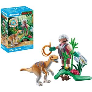 Spielzeugfigur Playmobil 71823 Velociraptor Multicolor Kunststoff Set Spielzeugfigur Playmobil 71823 Velociraptor Multicolor Kunststoff Set