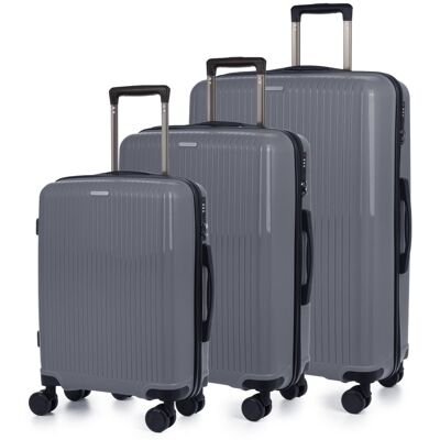 dam-electronics Koffer Trolley Set 3-teilig Polypropylen Leicht TSA 4 Rollen 360° dam-electronics Koffer Trolley Set 3-teilig Polypropylen Leicht TSA 4 Rollen 360°
