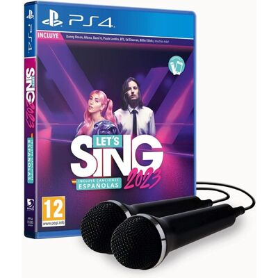 ravenscourt Let's Sing 2023 enthält spanische Lieder + 2 PS4-Mikrofone ravenscourt Let's Sing 2023 enthält spanische Lieder + 2 PS4-Mikrofone