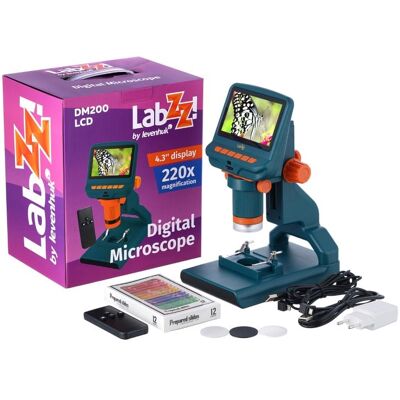 Digitalmikroskop Levenhuk LabZZ DM200 LCD LCD-Display Foto Video Digitalmikroskop Levenhuk LabZZ DM200 LCD LCD-Display Foto Video
